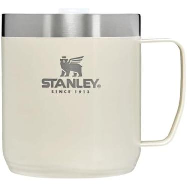 Imagem de Stanley Caneca Stay Hot Camp - Caneca durável com isolamento de aço inoxidável 18/8 - Tampa tritan™ sem respingos - 340 g - Brilho creme