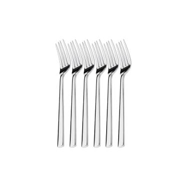 Imagem de Kit 6 Garfos de Sobremesa Hercules Mykonos Aço Inox 4000-005