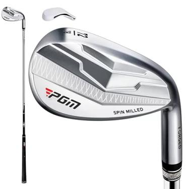 Imagem de PGM Cunha para destros - Cunha de areia premium de 72 graus, plataforma para homens e mulheres - texturizada CNC - Bunker Buster Escape Bunkers and Save Strokes Around The Green-High Loft Golf Club