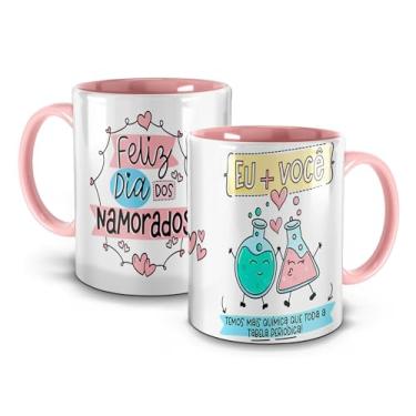 Imagem de Caneca Alça e inter/Rosa Namorados Química única