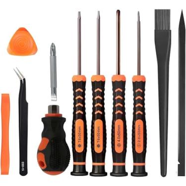 Imagem de Kit de ferramentas de reparo de limpeza para PS5 PS4 PS3, UYXiNONE T6 T8 com chave de fenda cruzada 2.0/4.0 para xbox one/series X, e também para Sony Playstation 4 Main, reparo e remoção de poeira