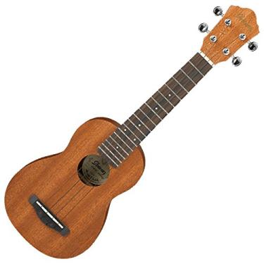 Imagem de Ukulele Acústico Ibanez Tipo Soprano UKS 10/B com 4 Cordas e Bag para Transporte