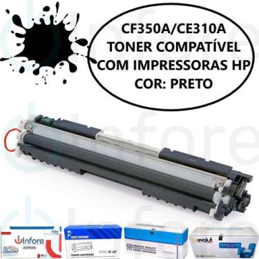 Imagem de Toner Compatível CE310a Ce310a CF350a Preto Para M275 M175A M175NW CP1