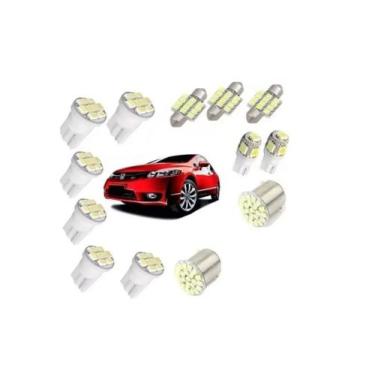 Imagem de Kit Lâmpadas Led Honda New Civic 2007 2008 2009 2010 2011 - Blue Lion