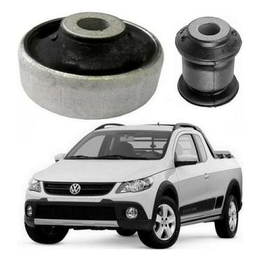 Imagem de Par Bucha Bandeja Dianteira Saveiro Cross G5 1.6 2009 A 2013 - Axios