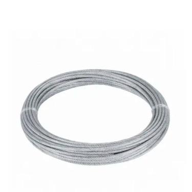 Imagem de Kit 10m Cabo de Aço Galvanizado 5/16 Af 6 X 19 - Vonder