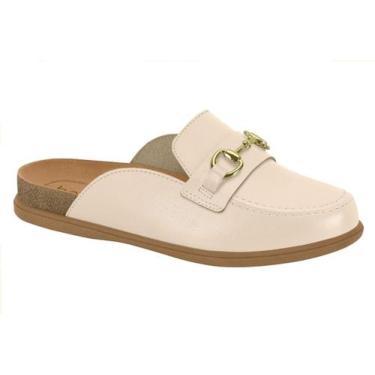 Imagem de Mule Rasteira Bico Redondo Beira Rio Original 4317102, Creme, 35