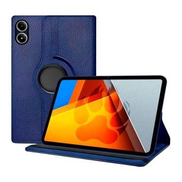 Imagem de Capa Capinha Case Giratória Para Poco Pad (Tela 12.1") - C7 COMPANY (Azul Marinho)