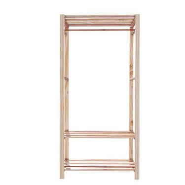 Imagem de Arara Closet Aberto Modelo Industrial Duplo Organizadores - Technox