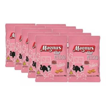 Imagem de Petisco Gatos Magnus Cat Frango Sachê 40g Display 10un