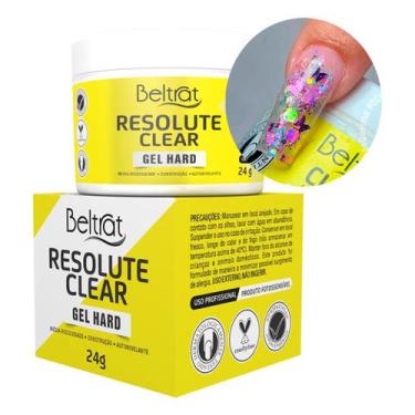 Imagem de Gel para Alongamento Beltrat Autonivelante Construtor Hard, Clear