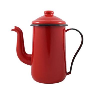 Imagem de Bule Esmaltado para Café 1,5 litros Nr 14 - Ewel, Vermelho