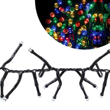 Imagem de Pisca Pisca Cordão LED 10m com 100 Lâmpadas Gota Preta - innovaree-com