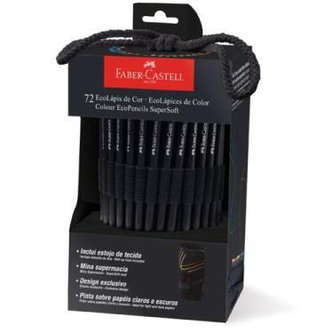 Imagem de Lapis De Cor FABER CASTELL 72 Cores SuperSoft Estojo Tecido  - Faber-C