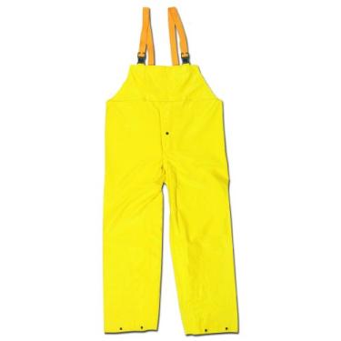 Imagem de MCR Safety 800BPX2 Concord Neoprene/Nylon calça de babador resistente a chamas com fecho frontal e amarelo, XGG