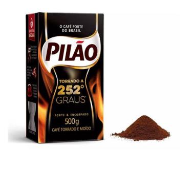 Imagem de Café Pilão Torrado 252 Graus Vácuo 500g