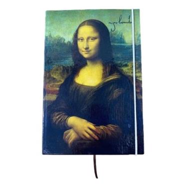 Imagem de Caderno Sketchbook Grande - Capa Monalisa - Leonardo Da Vinci - 21x14c