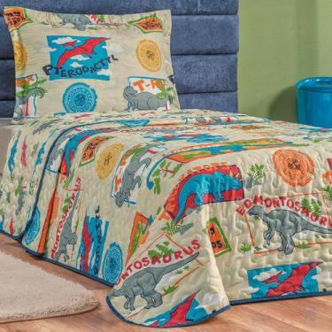 Imagem de Conjunto De Lencol Solteiro Mundo Kids 200 Fios Dupla Face BOUTI - JM 