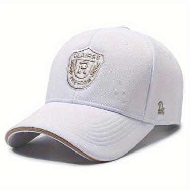 Imagem de Boné de Beisebol Unissex com Emblema da Letra R - de Algodão - Emaús A