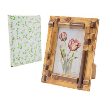 Imagem de Porta Retrato de Bambu, 10X15CM Canudo Colorbox, CIMTOYS - CIM TOYS
