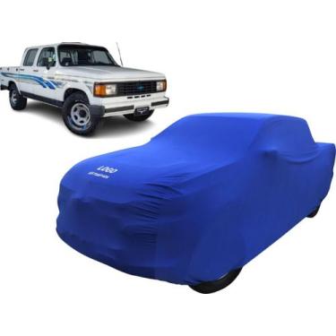 Imagem de Capa Camionete Chevrolet D20 Cabine Dupla Custom De Luxe - Mz, Azul