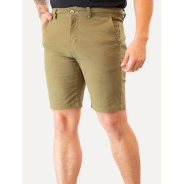 Imagem de Bermuda Original Penguin Masculina Sarja Chino Elastano Cáqui, 46