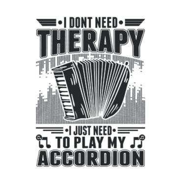 Imagem de Akkordeon Notizbuch: Akkordeon Ziehharmonika Akkordeonist / 6x9 Zoll / 120 karierte Seiten Seiten