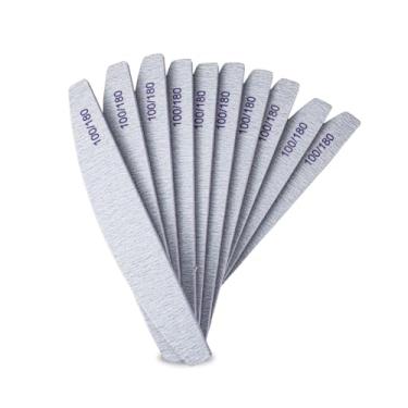 Imagem de Kit 20 Lixa Lavável 100/180 Reutilizável Unhas de Gel Fibra