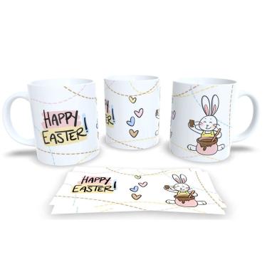 Imagem de Canecas de Porcelana Personalizada Páscoa Encanto e Doçura em Cada Gole