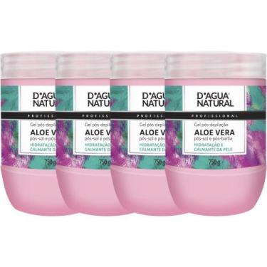 Imagem de 4 Gel Calmante Hidratante Pós Depilação 750G D'agua natural - D'Água N