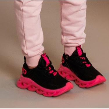 Imagem de Tênis Infantil Sola Trançada Menina Atividades Diárias - EV, Pink, 31