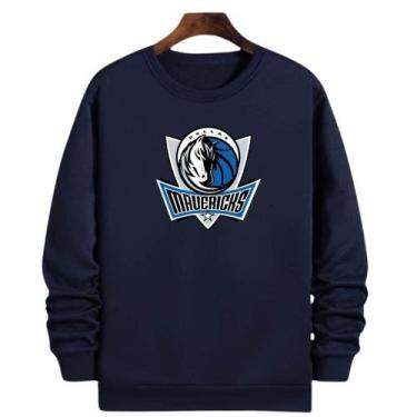 Imagem de Blusa Moletom Gola Basquete Dallas Maverickss Luka Basketball - Loja W