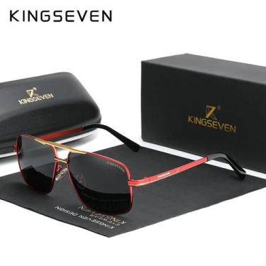 Imagem de Óculos de sol polarizados para homens e mulheres, 7891 aço - KINGSEVEN