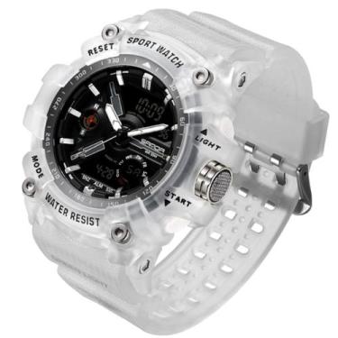 Imagem de Relógio de Pulso Masculino Esportivo de Quartzo Dual Display Digital A