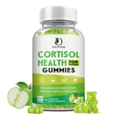 Imagem de Suplementos de cortisol Gummies LUCNVEM para mulheres, fornecimento de