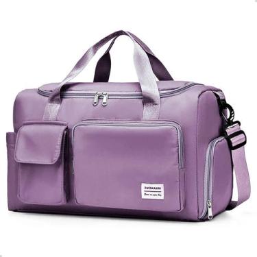 Imagem de Bolsa Mala Viagem Feminina Moderna Multiuso Alça Ajustável - M3M, Roxo