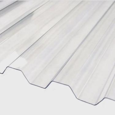 Imagem de Kit 2 Telhas Policarbonato 244cm X 99cm Grega Ajover Transparente