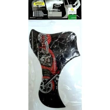 Imagem de Escudo Hoot Resinado Para Violão Moto Budweiser Dimusica