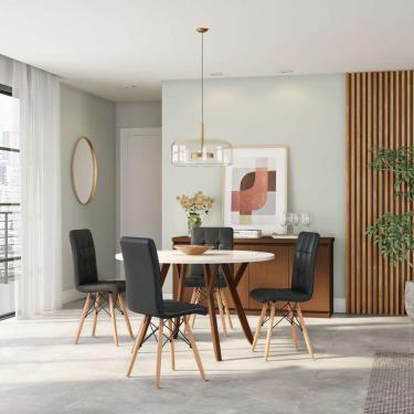 Imagem de Conjunto com 2 Cadeiras Ferguz Eiffel Preto