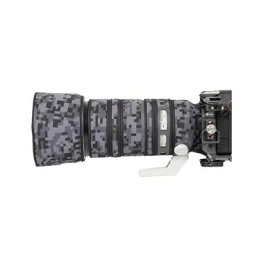Imagem de Capa de lente para Sony FE 70-200 mm F/2.8 GM OSS II camuflagem capa de proteção para lente de câmera (cor #camuflagem digital - à prova d'água) capa de chuva