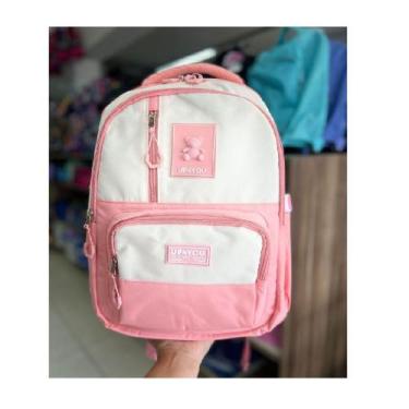 Imagem de Mochila de Costas Urso c/ Espaço Notebook cor Salmão - Luxcel