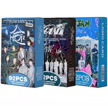 Imagem de KPOPBP Pacote Com 3/180 Cartões Fotográficos Stray Kids, 96 Adesivos, Álbum Ate, Jjam, Kpop Gigante, Skzhop, Hiptape, 合(Hop), Conjunto De Lomo, Presente Para Meninos E Meninas Skz