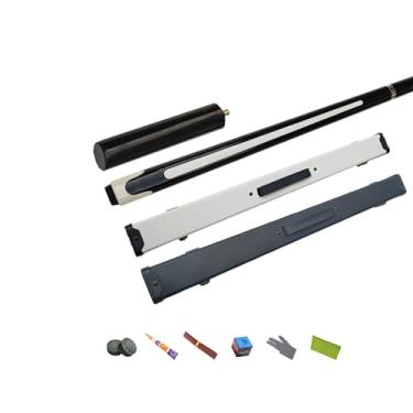 Imagem de Taco de Sinuca Profissional CQBXRD - 1/2 Estrutura Taco de Bordo Canadense, 147cm 58in, Cabeça de Polo 13mm