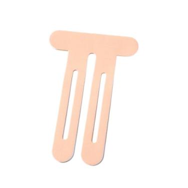 Imagem de oshhni Profissional de fita de cinesiologia do joelho, forneça estabilidade de suporte fácil de usar, elástica respirável elástica muscle fita fitas, Cor Da Pele, Pequeno