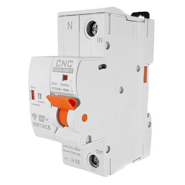 Imagem de Disjuntor Modular Wifi Classe C Modelo Ycb9Zf-100W-1P 25A - CNC