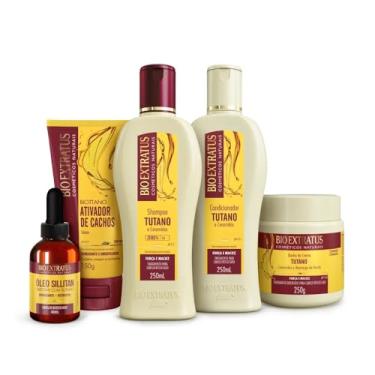 Imagem de Kit Bio Extratus Tutano (250mL/g) Shampoo, Condicionador, Banho Creme 250g, Finalizador 150g e Silitan 40ml