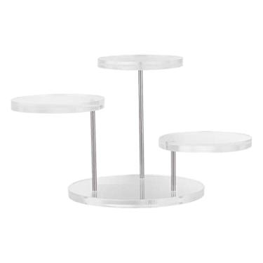 Imagem de ULTECHNOVO Suporte De Acrílico Para Exibição, Bonecos Transparentes Cupcakes, Perfumes, Exposição, Brinquedos, Comidas, Sobremesas, Coleção Cosméticos, Joias, Maquiagem, Esmaltes, Produtos Mesa, Ane