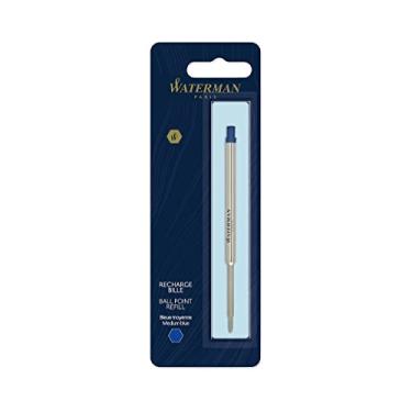 Imagem de Blister com 1 Carga Esferográfica Waterman Azul Média S0944490, S0944490, N/A