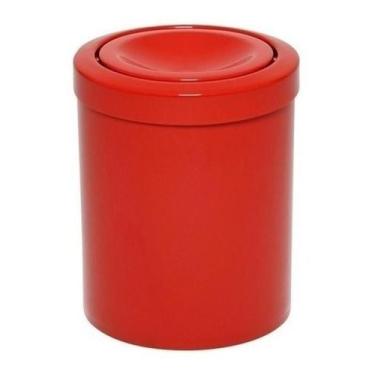 Imagem de Cesto Lixeira 12 Litros Tampa Meia Lua Esfera - JSN