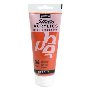 Imagem de Tinta Acrílica Studio 100ml Pébéo 34 Red Ochre